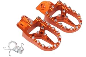 GENERIC CNC ein Paar Motorrad Fußrasten Pedale breit Dirt Bike für KTM EXC EXC-F XC-F XCF-W SX-F 690 125 150 530 1050 1090 1190 1290 ADVENTURE ENDURO SMC für BETA For HUSQVARNA