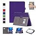 Produktbild ISIN Premium PU-Leder Schutzhülle Tasche Stand Cover für Huawei MediaPad M3 Lite 10 BAH-AL00 und BAH-W09 10,1" WiFi 4G LTE Tablet PC Handy(Violett)