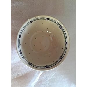 Hand-Decorated Polish Pottery ø14.9 cm Kompott Bowl, Height 6.5 cm/Volume 0.4 Litre Design 114