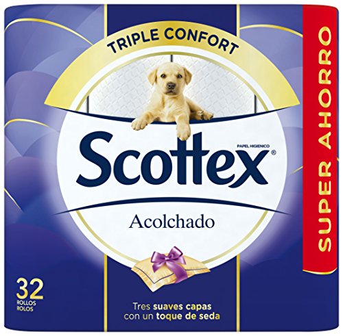 Scottex Acolchado Papel Higiénico - 32 rollos