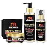 Man Arden Beard Kit: Beard Wax + Beard Wash (Shampoo) + Beard Oil (The Legend Kit) RS.1272 (15.00% Off) - Amazon