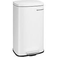 Zyntora 15 Liter Mülleimer Mit Deckel & Rädern - Praktischer Abfalleimer Für Küche & Haushalt