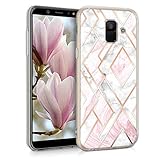 A LA MODA: El diseño de la funda, con formas geométricas y contornos dorados, no sólo le dará un toque moderno a tu dispositivo, sino que también le ofrecerá una protección completa.
