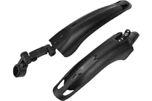 Oumers Kid's Cycling Mudguard, Bicycle Fenders for 20/22In Adjustable Bicycle Front and Rear Mud Guard Easy Install Bike Fenders Cycling Tires Mud Fenders Portable Kid's Bicycle Mudguard