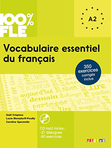 👏📂📖📔 Télécharger 📱🔊 Vocabulaire essentiel du français niv. A2 - Livre + CD Gratuit