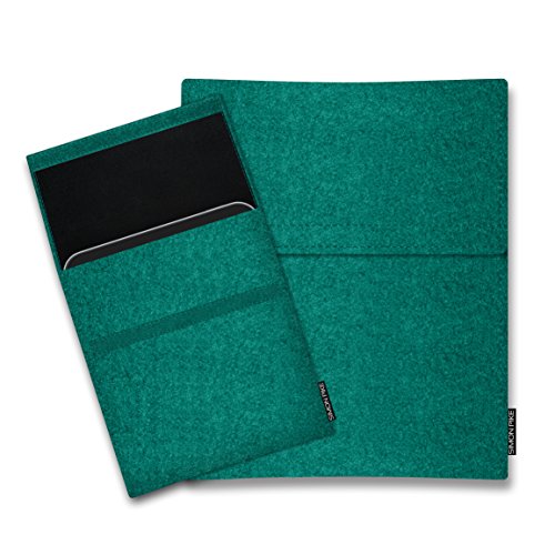 SIMON PIKE  ATLANTA  Trekstor SurfTab duo W1 10 1  Filztasche in smaragd 1  Filz Case H  lle passgenau ma  gefertigt aus echtem Wollfilz  d  nne Table