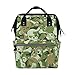 Produktbild coosun Totenkopf Camouflage Muster Wickeltasche Rucksack, großes Fassungsvermögen muti-function Reise Rucksack