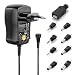 Produktbild Manax Universal Netzteil 3/4,5/6 / 7,5/9 und 12V AC/DC 300Ma, 9 Stecker | Reiseadapter, 1 Stück, MX-PS010