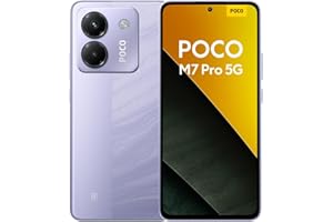 XIAOMI POCO M7 Pro 5G Smartphone, 8+256GB, Viola, Fotocamera Sony da 50MP con OIS, batteria da 5110mAh, ricarica turbo da 45W, display AMOLED da 120Hz (Adattatore di alimentazione non incluso)