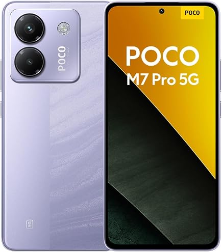 Smartphone XIAOMI Poco M7 Pro 5G - 8Go RAM + 256Go, Écran AMOLED 120Hz, Batterie 5110 MAh, Charge Rapide 45W - Argenté - 2