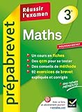 Maths 3e - Prépabrevet Réussir l'examen: Cours et sujets corrigés brevet - Troisième