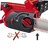 Einhell Elektro Kettensäge GE-EC 2240 (2200 Watt, 375 mm Schnittlänge, Oregon Kette und Qualitätsschwert, Softstart, Rückschlagschutz und Kettenfangbolzen) - 5