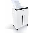 Maxi AFS60 Auto-Feed Paper Shredder Cross Cut. has a shredding capacity of 6 sheets (80 gsm) and card, staples. with overheating protection, White