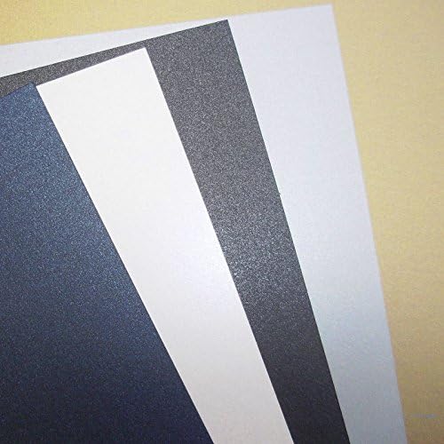 50 x A3 Oyster Ivory Double Sided Pearl, Pearlescent, Pearlised Card Stock, 240gsm - Stella Crafts