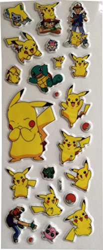 Preisvergleich Produktbild Kleine Aufkleber Pokemon Pikachu