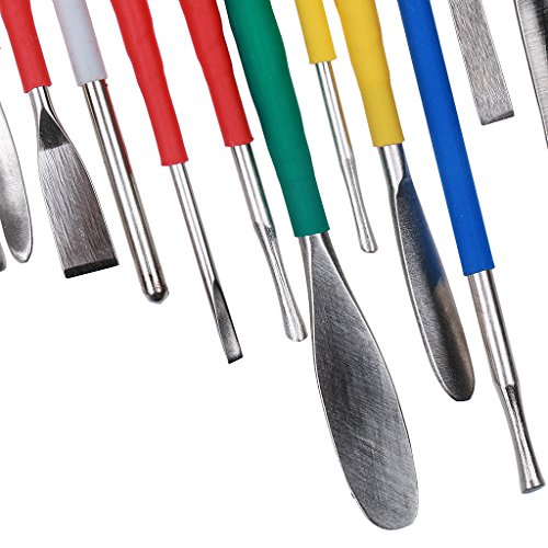 26pcs Ton Bildhauerei Gesetzt Wachs Carving Keramik Werkzeuge Shaper Polymer-Modellierung - 7