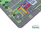 Auto Teppich HEVO ® Kinder Strassen Spielteppich | Kinderteppich 145×200 cm - 5