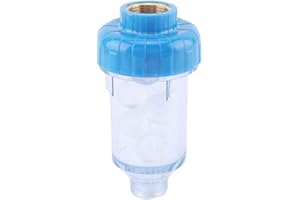 CYSFETENA Wasserfilter Waschmaschine mit Silikon-Phosphor-Kristallen，Vorfilter für Leitungswasser, entfernt Rost Sedimente und Verunreinigungen, geeignet für Wasserhahn (3/4")