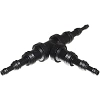 Old-Harvest 2X T-Stück Schlauchverbinder Abzweig Adapter 4-9mm Reduzierstück Aquarium KfZ Schlauch Neu