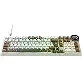 Havit Gamenote KB923L Pro Tri-Mode Kablosuz Mekanik RGB Oyuncu Klavyesi &ndash; LCD Ekranlı &ndash; Kahverengi