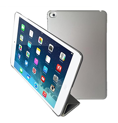 Khomo iPad Mini 4 Hülle Case Silber Gehäuse mit doppelten Schutz ultra dünn und leicht, Smart Cover – Dual Silver - 4