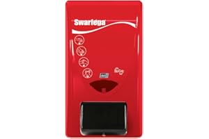 DEB Swarfega Hand Wash Dispenser 4L, Hand Soap Dispenser for use with 4 Litre Swarfega Hand Cleaner Cartridges, Workshop Hand Cleaner Dispenser, Soap Dispenser Wall mounted, 4 Litre