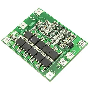 Mahoyo Charger Protection Board, 3S 40A 12.6V 18650 Lithium Battery Charger Protection Board PCB BMS Module