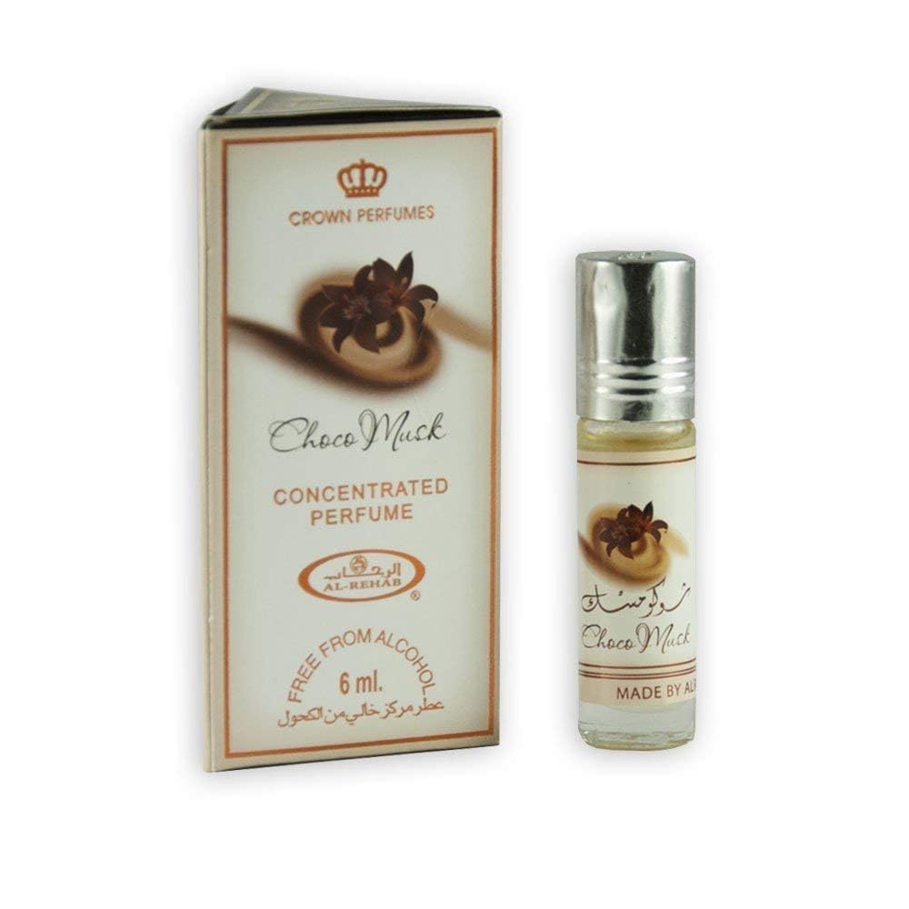 Al-Rehab Unisex Adult Choco Musk Concentrated Perfume Oil, 6 Ml Attar