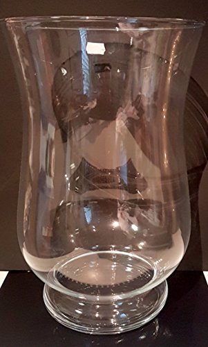 Vase große Glasvase klarglas Bodenvase Blumenvase, Windlicht mundgeblasen Kristallglas Höhe 40 cm, große Öffnung ca. 22 cm Oberstdorfer Glashütte - 6