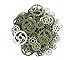 Produktbild Mackur DIY Crafts Uhr Gears Steampunk Gear Charms Uhrenteile Gears Rollen Anhänger Schmuckherstellung Zubehör Tasche, Metall, Bronze, M