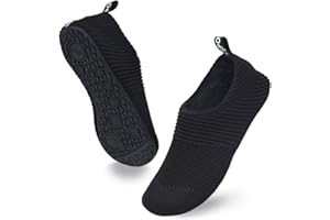 IASKDIN Hausschuhe Herren Damen Leichte Hüttenschuhe Rutschfest Unisex Haussocken Barfußschuhe Slippers Innenbereich Gr.36-45