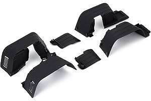 INJORA RC Parafango RC Fender RC Mud Flaps Set RC Splash Guard per 1/10 RC Crawler Axial SCX10 II 90046 90047