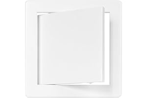 Vent Systems Panel de acceso de 150 x 150 mm - Puertas de fácil acceso - Plástico ABS - Panel de acceso para paneles de yeso, pared y techo, cubierta de puerta de servicio eléctrico y fontanería