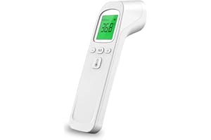 GVTECH Non-Contact Infrared Electronic Thermometer Digital Thermometer Accurate and Fast Measurement of Temperature Gun for Children Adult Home Health Care
