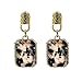 Produktbild Thumby Wilde Ohrringe/Ohrstecker/Ohrringe Baumeln/Ohr Schnalle, Einfache Rechteckige Platte Leopard Ohrringe Ard Europäischen und Amerikanischen Stil Retro Übertrieben Ohrringe