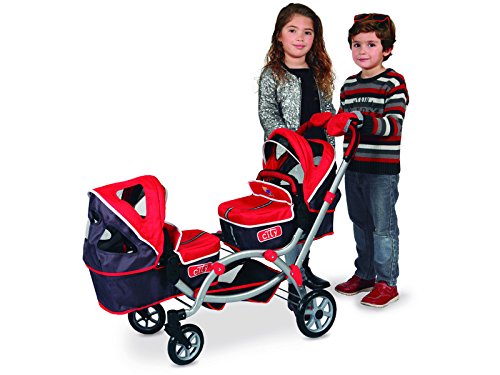 decuevas Toys Set with Car and Folding Chair for Dolls Cufflinks, with Mittens, 45 x 100 x 75 cm