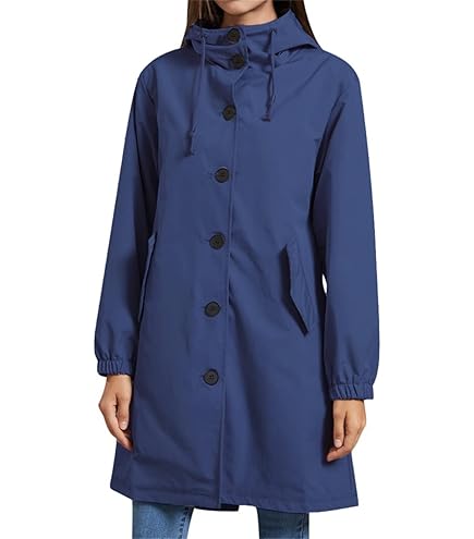 Veste Imperméable Coupe-vent Grande Taille Pour Femme - Jaune Jaune - Prêt-à-Porter
