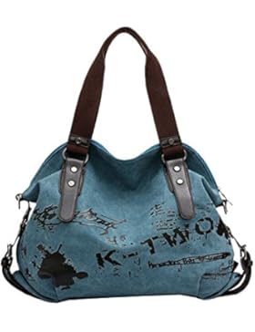 E-Bestar Damen Vintage Canvas Schultertasche Damen Handtasche Messenger Taschen Tolle Umhängetaschen Outdoor