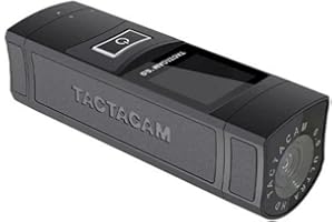 TACTACAM Cámara de acción 6.0, 4K 60 FPS, zoom 8X, impermeable, estabilización de imagen integrada, operación con un solo toque (6.0)