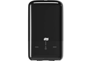 Tork Distributeur murale pour Papier Toilette Feuilles noir T3, compact, gamme Elevation, 556008