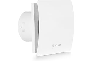 BOSCH THERMOTECHNIK Bosch Bathroom Extractor Fan 1500 W 125 - For Ventilation in Bathroom and Toilet, Against Moisture and Mould - With Light Switch Activation - 125mm Diameter