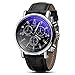 Produktbild Uhren Damen,linqi1164 Armbanduhren für Frauen Herren Luxus-Mode Kunstleder Herren Blue Ray Glas Quartz Analog Uhren