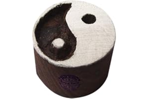 Royal Kraft Runden Holz Ying Yang Drucken Blöcke Stempel - DIY Henna Stoff Textil Papier Ton Keramik Blocke Druck Stempel TBtag005