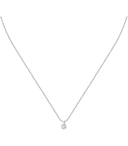 zxcs Collana in Cristallo Zircone Invisibile Linea di Pesca Trasparente