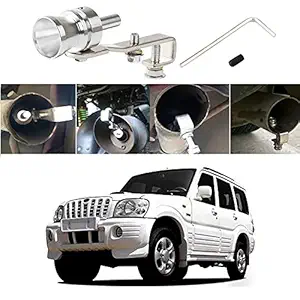 Olmeo Turbo Sound Car Silencer Whistle Silver for Mahindra Old Scorpio