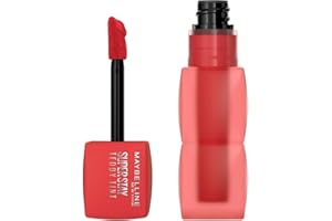 Maybelline New York, Super Stay Teddy Tint, Textura Suave e Intensidad de Color Modulable, 4 Formas de Aplique, Ligero en los Labios, Hasta 12h de duración, No Transfiere, Tono: Coquettish 30