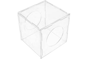 Fockety pudełko na kurz, zamknięte pudełko robocze z przezroczystego akrylu do zapobiegania rozpraszaniu pyłu, zdejmowane pudełko do grawerowania, polerowania, szlifowania