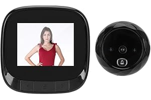 AXOC Spioncino per porta, visore per porta Campanello intelligente per visione notturna a infrarossi, visore per porta grandangolare Campanello elettronico per porta Area residenziale per