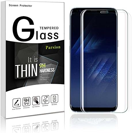 Parsion Galaxy S8 Plus Screen Protector,Tempered Glass Screen Protector, Anti-Bubble Strengthened Protection Film for Samsung Galaxy S8 Plus (Transparent)