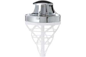 Wirquin 30721551 Filtre à cheveux et grille pour bonde de douche James, gris